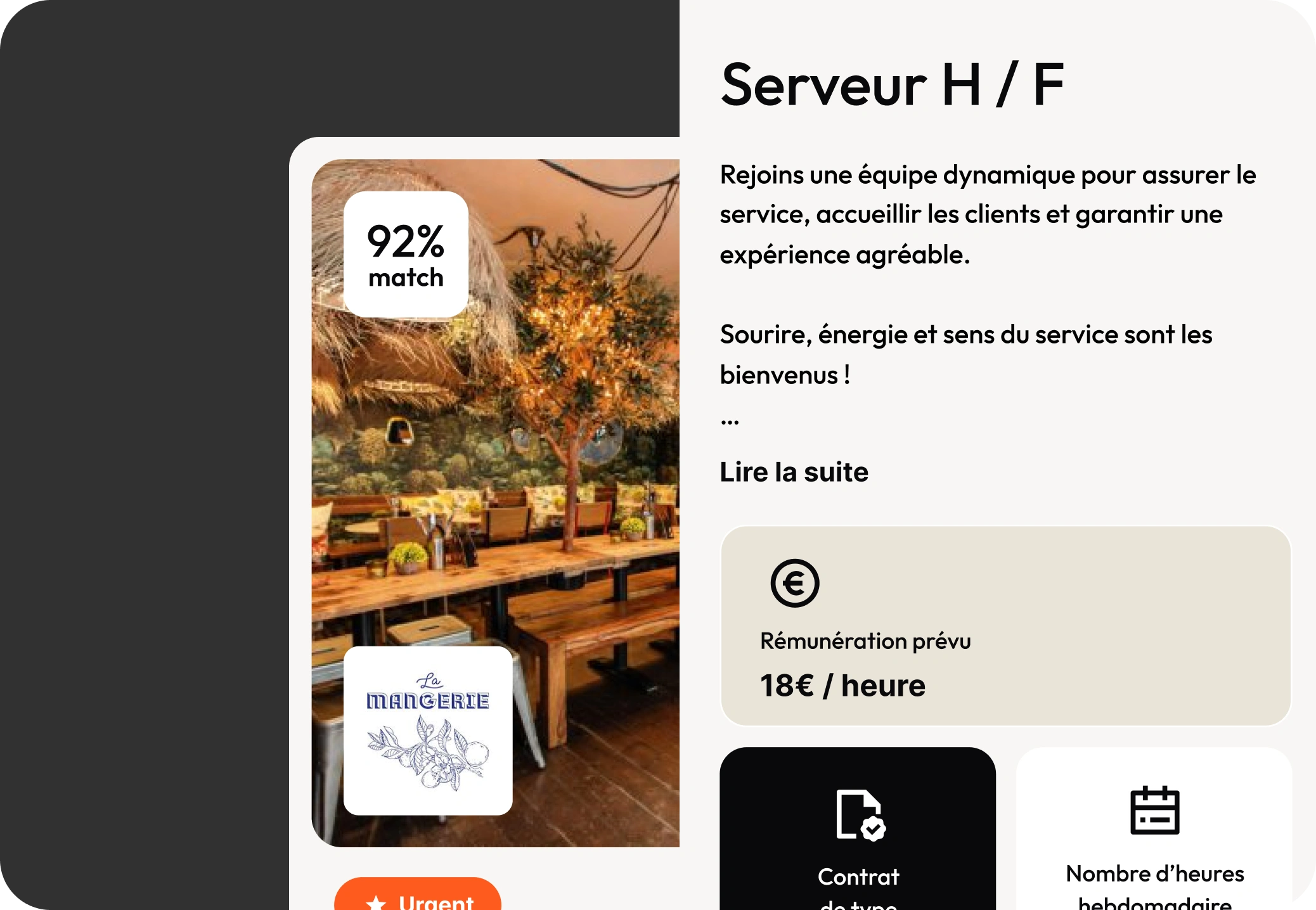 Aperçu d'une mission de serveur créée dans l'application Pleepole